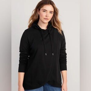 Maternity Cross-Front Nursing Hoodie